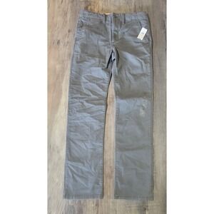 Gap Kids Boys 12  Gray Chino Pants Straight leg Adjustable Waist Washwell  New
